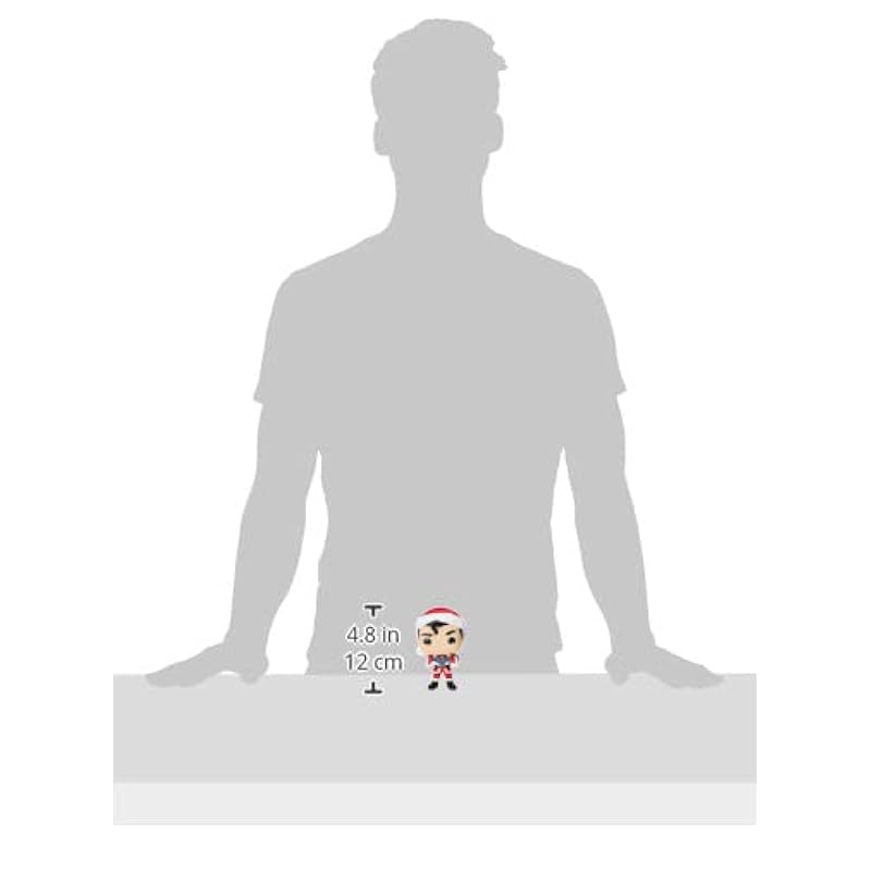 Action Figures Funko Funko Pop! DC Heroes: DC Holiday - Superman with Sweater, Multi, 3.75 inches (50651)