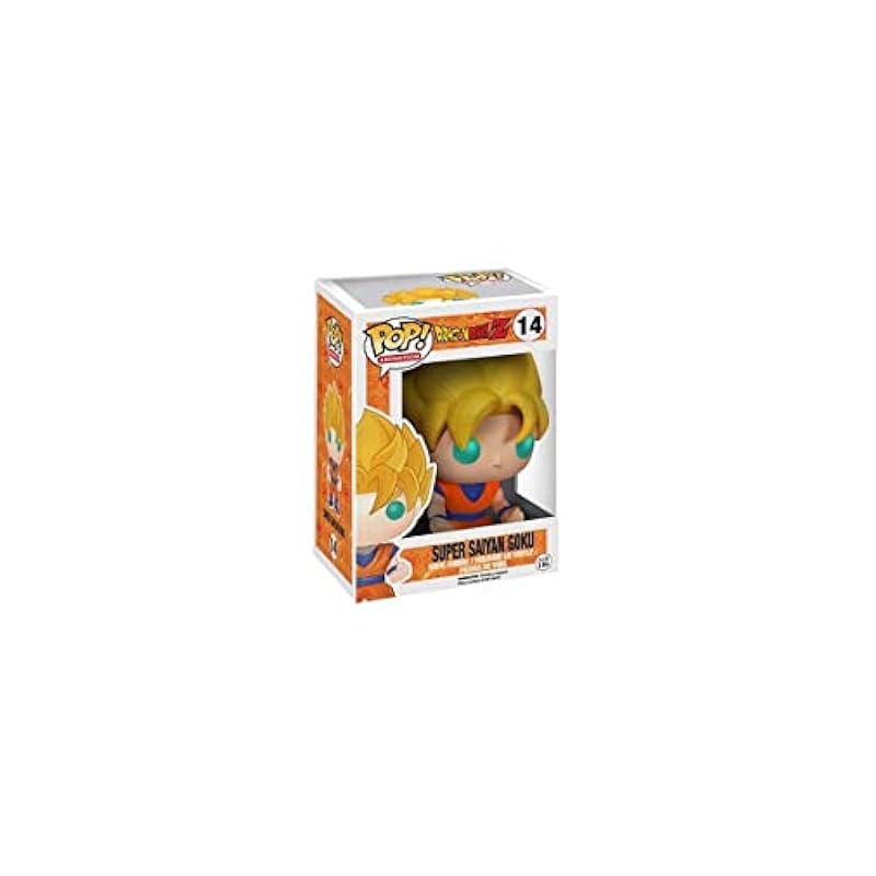 Pop Animation 3.75 Inch Action Figure Dragonball Z - Super Saiyan Goku Blue Eyes #14 Exclusive Funko Action Figures