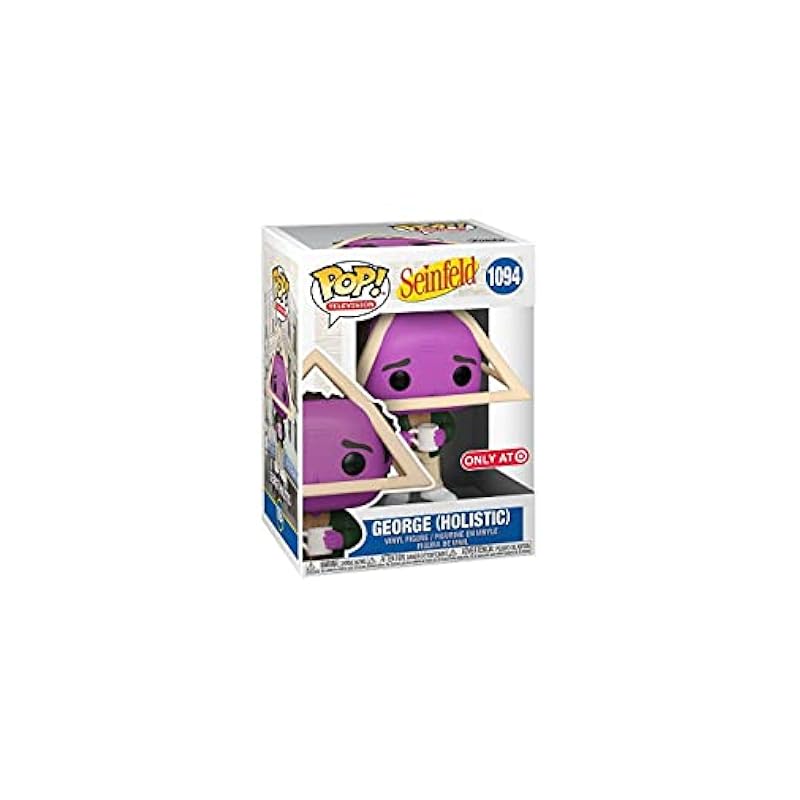 Funko Pop! TV: Seinfeld - Holistic George with Purple Face (Target Exclusive) Funko Action Figures