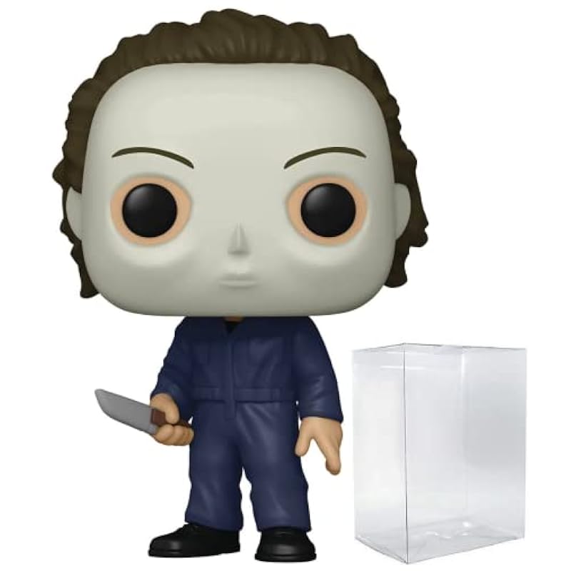 Action Figures Funko Funko POP Halloween - Michael Myers (New Pose) Pop! Vinyl Figure (Bundled with Compatible Pop Box Protector Case), Multied, 3.75 inches