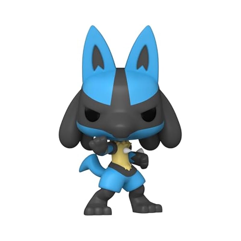 Funko Funko POP! Games: Pokemon - Lucario - Collectible Vinyl Figure - Gift Idea - Official Merchandise - Toys for Children and Adults - Video Games Fans - Figure for Collectors Statues