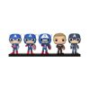 Funko Funko Pop! Marvel: Year of The Shield - Captain America Through The Ages 5 Pack, Amazon Exclusive Action Figures