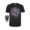 Funko Bobbleheads Black Panther Funko POP! Marvel: Blacklight POP & Tee - XXL