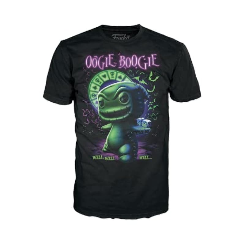 Funko Novelty Funko Pop! Boxed Tee: Disney's The Nightmare Before Christmas - Ooogie Boogie 2XL