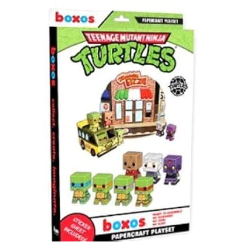 Funko Teenage Mutant Ninja Turtles Papercraft Playset Playsets Funko