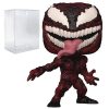 POP Marvel: Venom 2 Let There Be Carnage - Carnage [Cletus Kasady] Funko Pop! Vinyl Figure (Bundled with Compatible Pop Box Protector Case), Multi, 3.75 inches Funko Bobbleheads