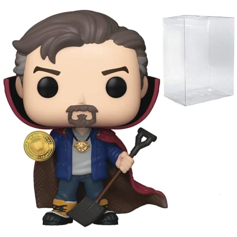 Bobbleheads Funko POP Marvel: Spider-Man: No Way Home - Doctor Strange (Bundled with Compatible Pop Box Protector Case)