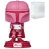 Funko Star Wars: Valentines - Mandalorian [Din Djarrin] Funko Pop! Vinyl Figure (Bundled with Compatible Pop Box Protector Case), Multied, 3.75 inches Bobbleheads