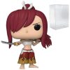 Funko Bobbleheads POP Fairy Tail - Erza Scarlet Funko Vinyl Figure (Bundled with Compatible Box Protector Case)