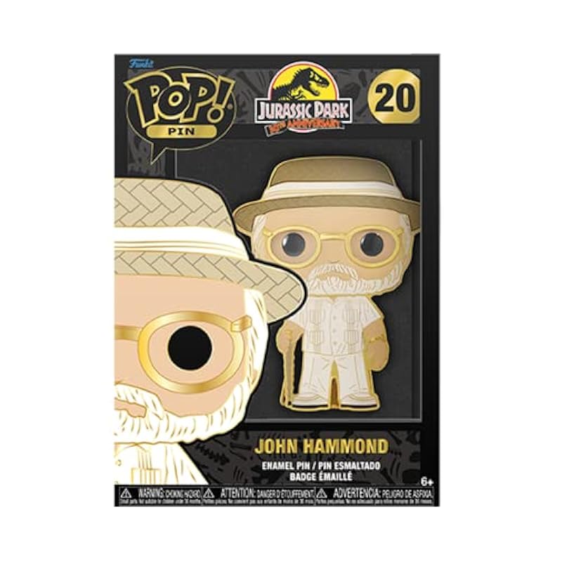 Funko Novelty Funko Pop! Pin Movies: Jurassic Park - John HAMM