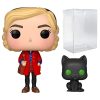 Funko POP The Chilling Adventures of Sabrina - Sabrina Spellman with Salem Pop! Vinyl Figure (Includes Compatible Pop Box Protector Case) Statues Funko