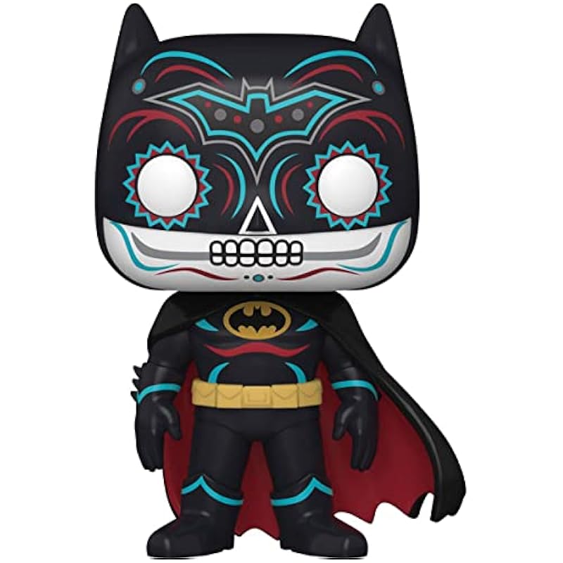 Dia de Los DC - Batman Vinyl Figure # 409 , Bundled with Compatible Pop Box Protector Funko Bobbleheads