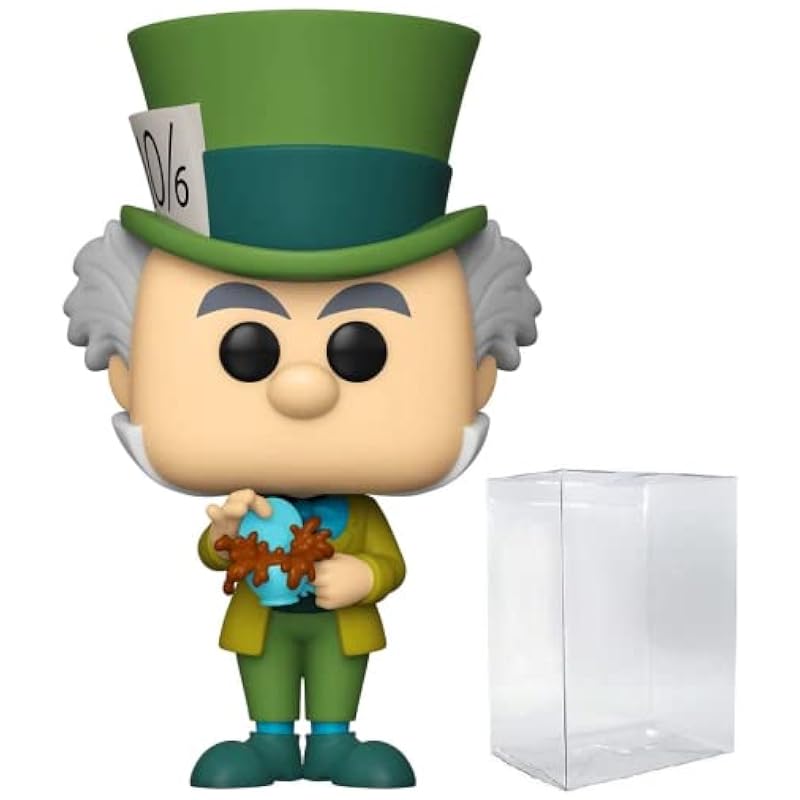 POP Disney: Alice in Wonderland 70th - Mad Hatter Funko Pop! Vinyl Figure (Bundled with Compatible Pop Box Protector Case) Multi 3.75 inches Funko Bobbleheads