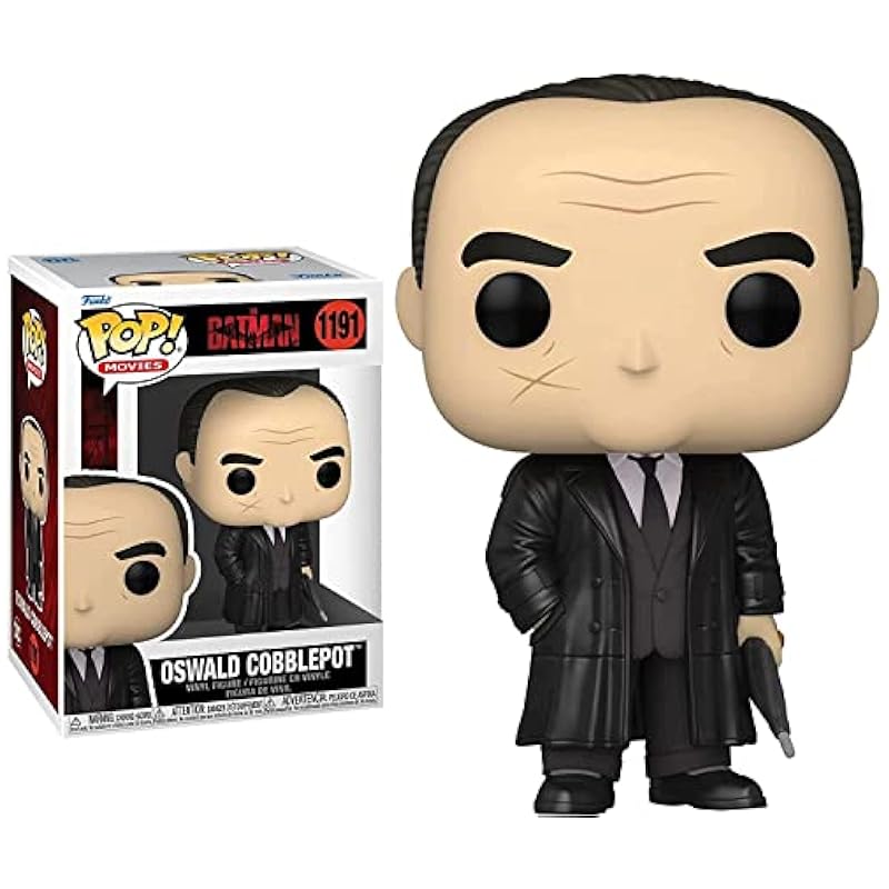 POP DC Heroes: The Batman - Oswald Cobblepot [Penguin] Funko Vinyl Figure (Bundled with Compatible Box Protector Case) Funko Bobbleheads