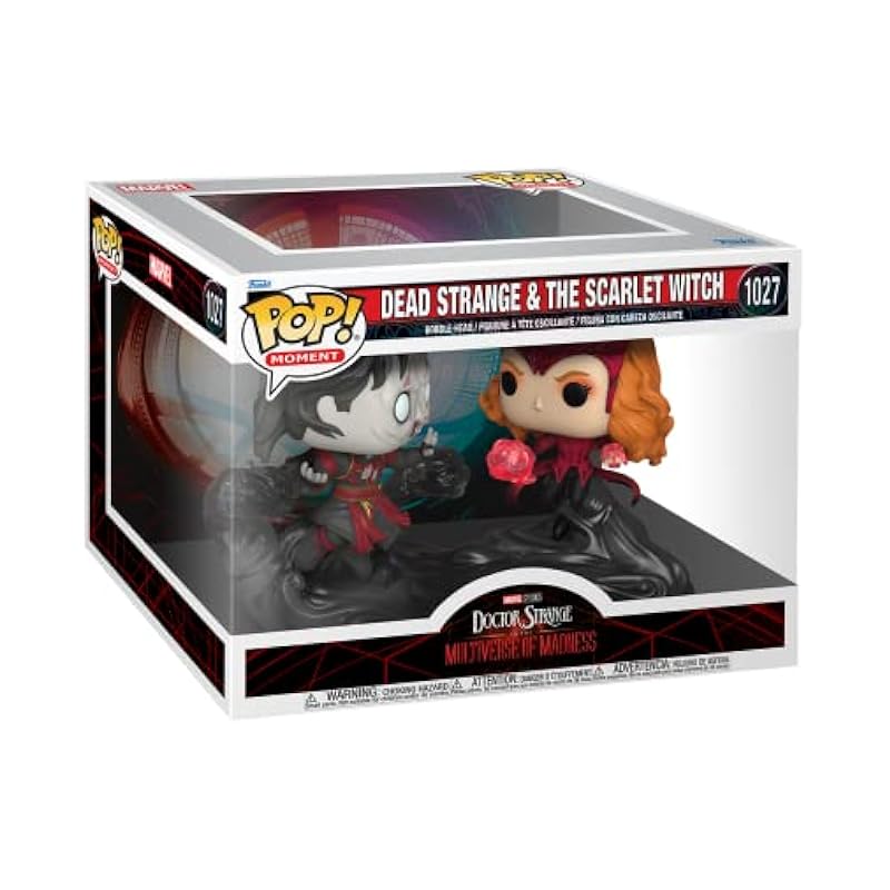 Bobbleheads Funko Funko Pop! Moment Marvel: Doctor Strange Multiverse of Madness - Dead Strange and Scarlet Witch, MultiMulticolor, 60915 Multicolor