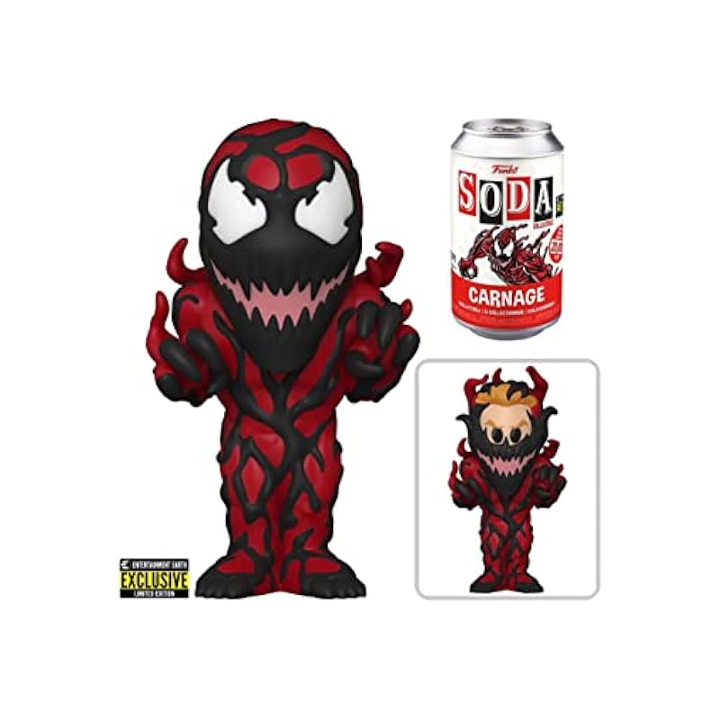 Marvel Carnage Soda Vinyl Figure - Entertainment Earth Exclusive Action Figures Funko
