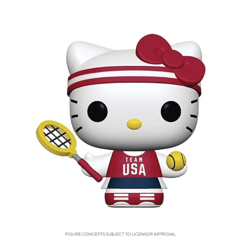 Action Figures Funko Funko Pop! Sanrio: Hello Kitty Sports - Tennis Hello Kitty, Multi