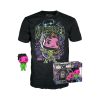 Funko Bobbleheads Funko Pop! & Tee: What If - Killmonger - Medium - Anything Goes - T-Shirt - Clothes with Collectable Vinyl Figure - Gift Idea - Toys and Short Sleeve Top for Adults Uni Men and Women