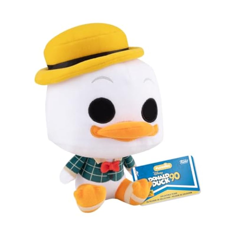 Stuffed Animals & Teddy Bears Funko Funko Pop! Plush: Donald Duck 90th Anniversary - Dapper Donald Duck, 7"