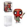Funko Action Figures POP Marvel: Deadpool 30th - Larping Deadpool Funko Vinyl Figure (Bundled with Compatible Box Protector Case), Multi, 3.75 inches