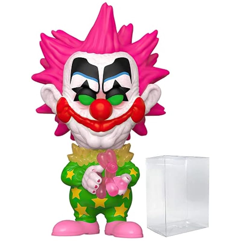 POP Killer Klowns from Outer Space - Spikey Funko Vinyl Figure (Bundled with Compatible Box Protector Case), Multied, 3.75 inches Funko Bobbleheads
