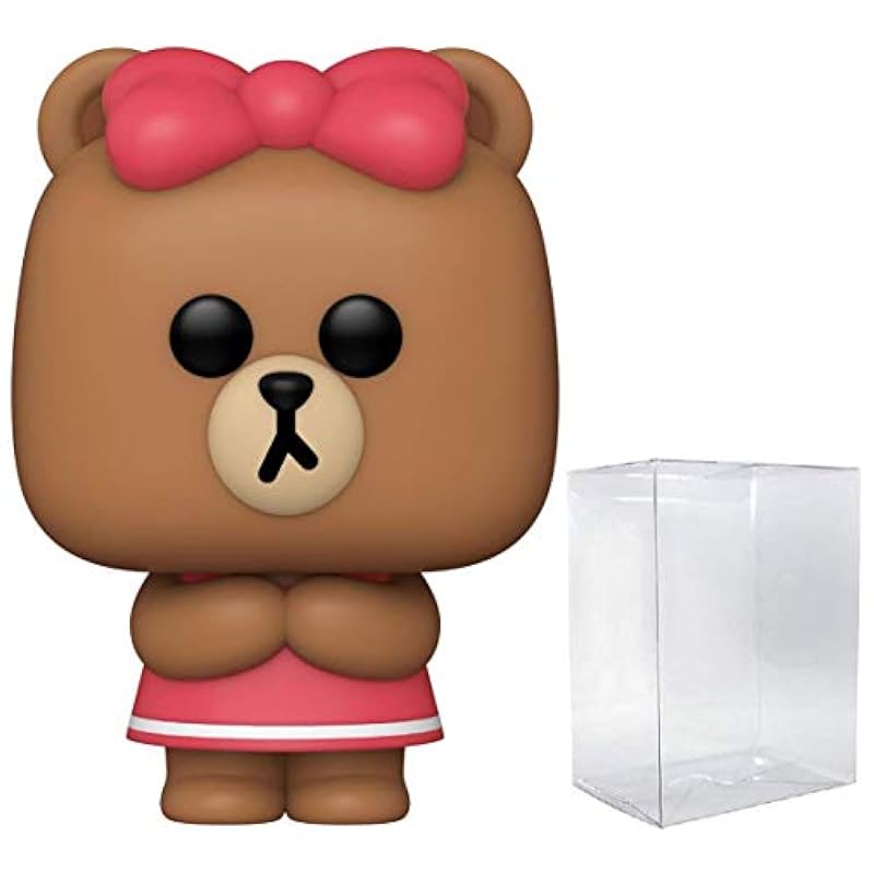 Bobbleheads Funko Funko Line Friends - Choco Pop! Vinyl Figure (Bundled with Compatible Pop Box Protector Case)