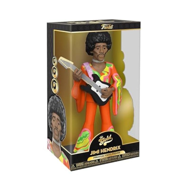Funko Pop! Vinyl Gold: Jimi Hendrix 12" Action Figures Funko