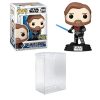 Funko Pop! Star Wars: Clone Wars - Obi-Wan Kenobi in Mandalorian Armor Entertainment Earth Exclusive Bundled with a Byron's Attic Pop Protector Bobbleheads Funko
