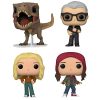 Funko Pop! Movies: Jurassic World 3 Dominion Collectors Set - 4 Figure Set: T.Rex, Dr. Ian Malcolm, Dr. Ellie Sattler, Maisie Action Figures Funko