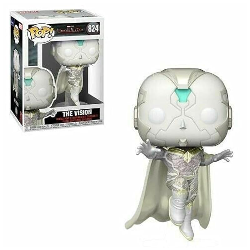 Funko The Vision Pop #824 Pop TV: Wanda Vision Vinyl Figure (Bundled with EcoTek Protector to Protect Display Box) Action Figures