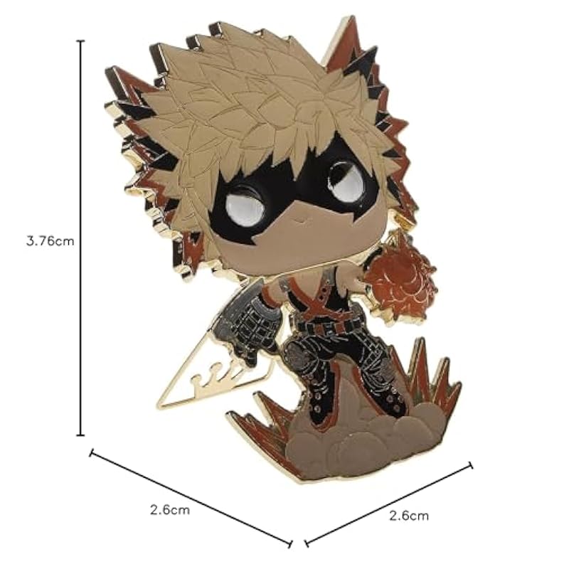 Funko Funko Pop! Sized Pin: My Hero Academia - Bakugo with Chase (Styles May Vary) Action Figures