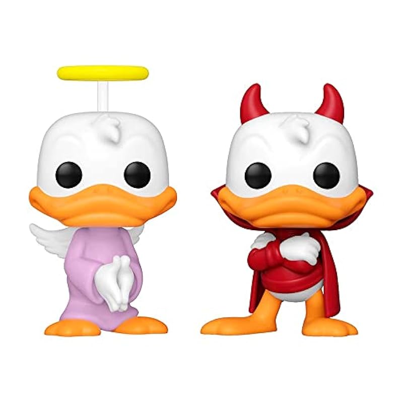 Funko Disney Pop! Donald's Shoulder Angel & Devil Vinyl Figure Set 2022 Wondrous Convention Exclusive MULTI NONE Funko Statues