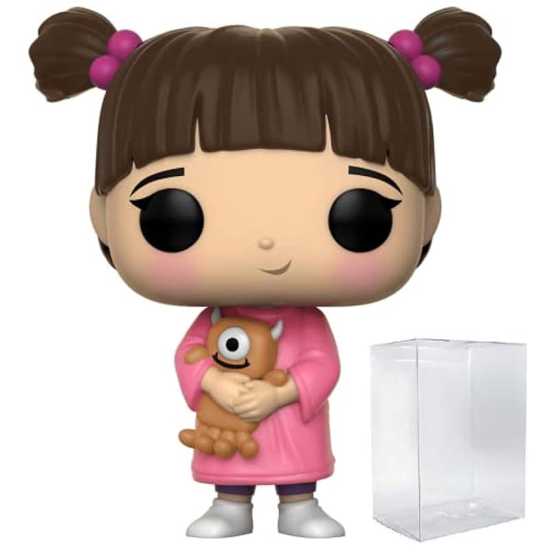 Funko Statues POP Disney Pixar: Monsters Inc. 20th - Boo Funko Vinyl Figure (Bundled with Compatible Box Protector Case), Multied, 3.75 inches