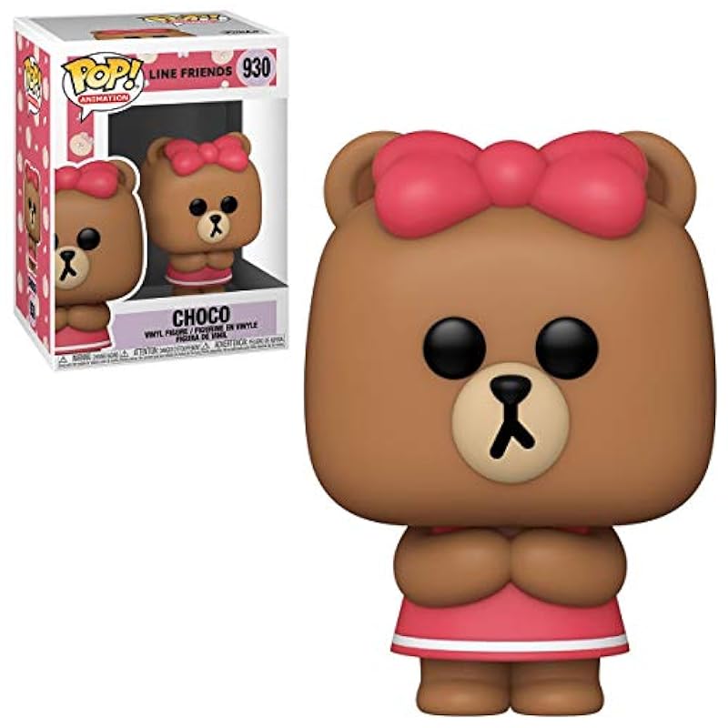 Bobbleheads Funko Funko Line Friends - Choco Pop! Vinyl Figure (Bundled with Compatible Pop Box Protector Case)