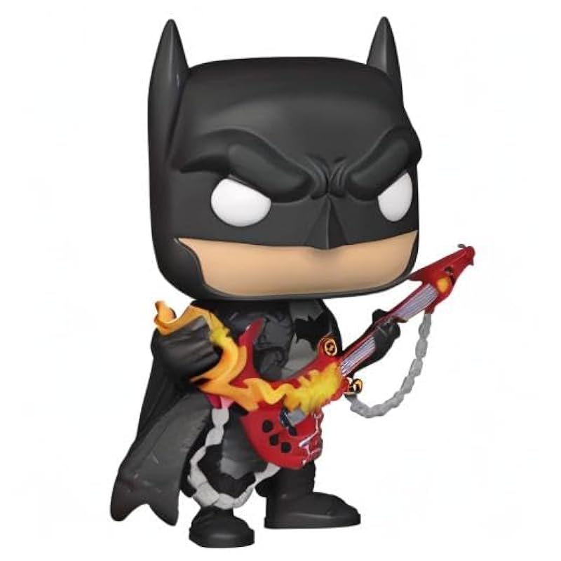 Pop! DC Heroes: Death Metal Batman with Guitar Vinyl Figure Funko Action Figures