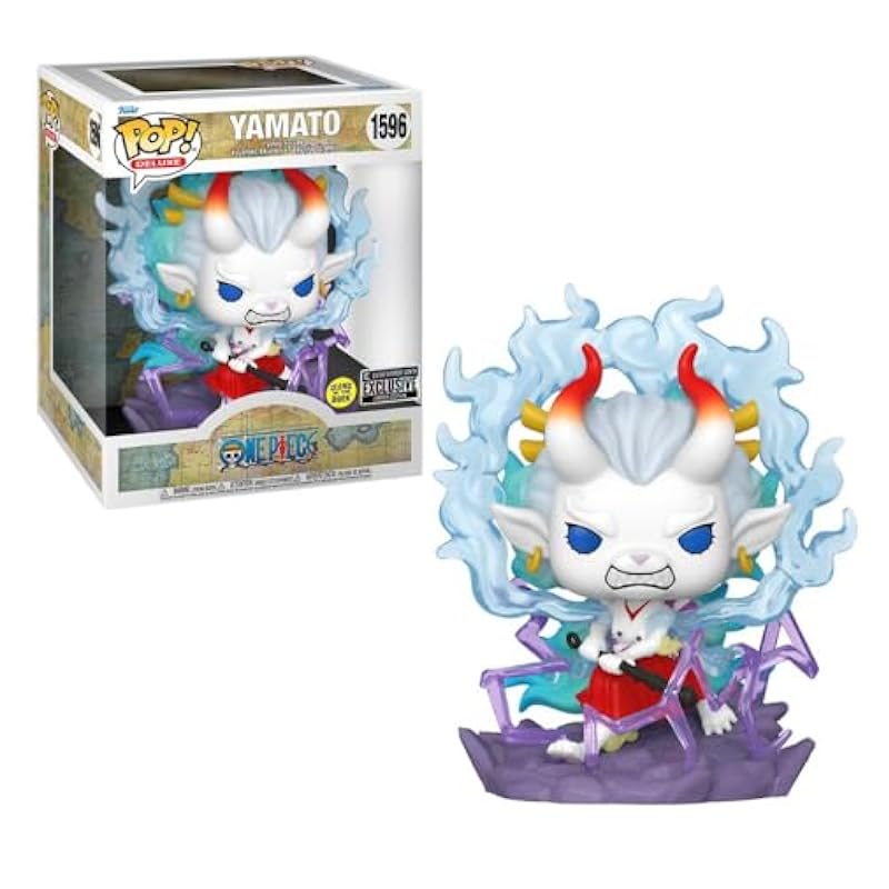 Bobbleheads Funko Funko Pop! ONE Piece: Yamato 6-inch Glow in The Dark #1596 [Exclusive] Vinyl Figure