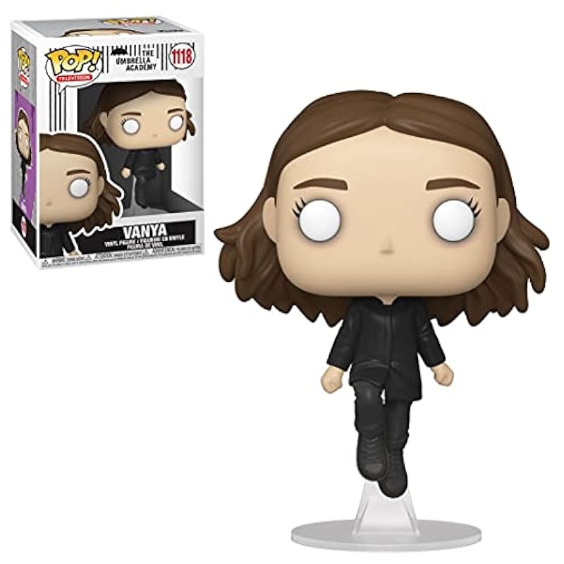POP Umbrella Academy Series 2 - Vanya Hargreeves Funko Pop! Vinyl Figure (Bundled with Compatible Pop Box Protector Case), Umbrella Academy- Vanya Hargreeves, Multied, 3.75 inches Funko Bobbleheads