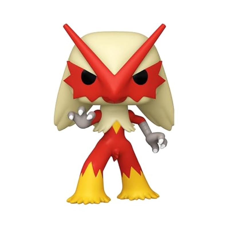 Funko Pop! Games: Pokemon - Blaziken - Braségali - Collectible Vinyl Figure - Gift Idea - Official Products - Toys for Children and Adults - Video Games Fans Statues Funko