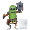 Funko Pop! Animation: Rick and Morty - Pickle Rick with Laser Cannon #332 Vinyl Figure (Bundled with Pop Box Protector Case) Action Figures Funko