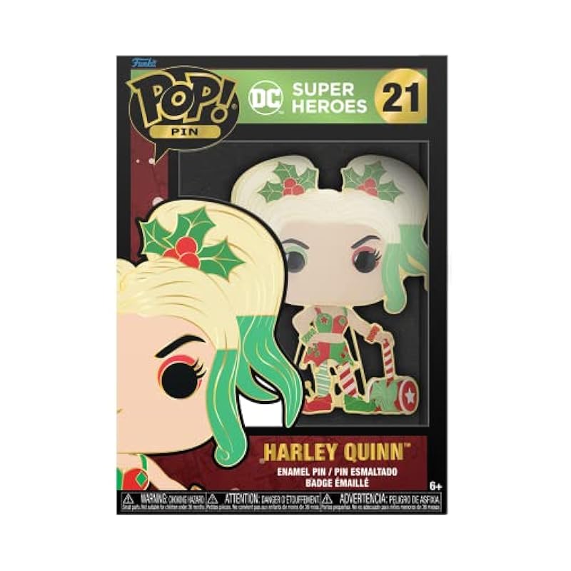 Funko Funko Pop! Pin: DC Super Heroes Holiday - Harley Quinn Novelty