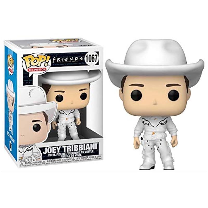 Funko Statues Funko Pop! TV: Friends - Cowboy Joey Tribbiani Vinyl Figure (Bundled with Compatible Box Protector Case) Multied 3.75 inches