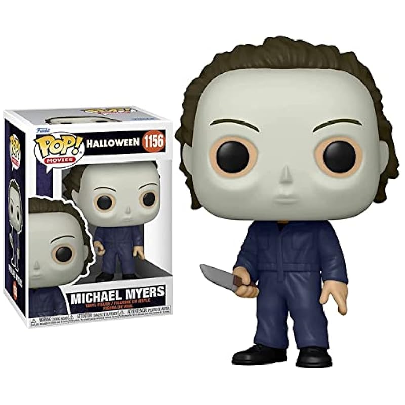 Action Figures Funko Funko POP Halloween - Michael Myers (New Pose) Pop! Vinyl Figure (Bundled with Compatible Pop Box Protector Case), Multied, 3.75 inches