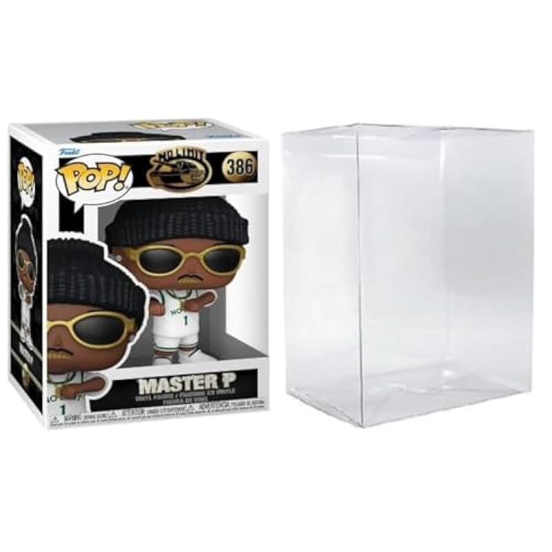 Funko Master P Pop! Vinyl Figure, No Limit Records Founder, Black, with Protective Case Bobbleheads Funko