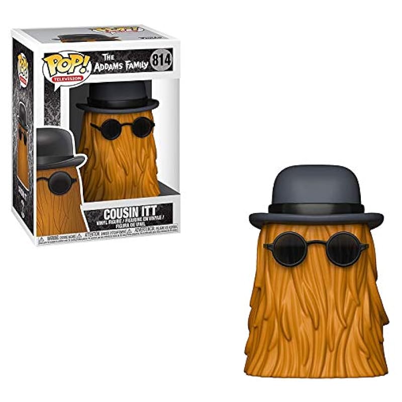 Funko Funko Pop! TV: The Addams Family - Itt Vinyl Figure (Bundled with Compatible Box Protector Case), Multi, 3.75 inches Statues