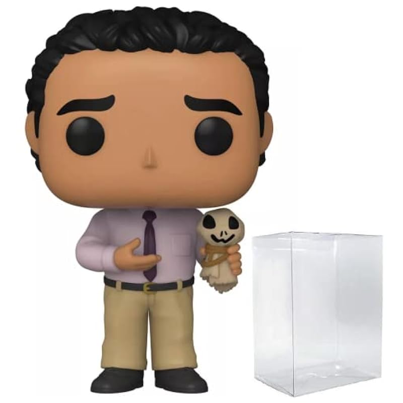 Funko Bobbleheads Funko The Office - Oscar Martinez with Scarecrow Pop! Vinyl Figure (Bundled with Compatible Pop Box Protector Case)