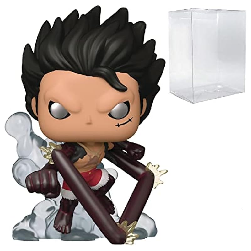 POP One Piece - Snake-Man Luffy Funko Vinyl Figure (Bundled with Compatible Box Protector Case), Multi, 3.75 inches Action Figures Funko