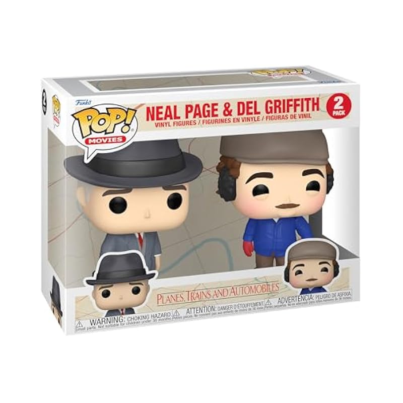 Bobbleheads Funko Funko Pop! Movies: Planes, Trains and Automobiles - Neal Page & Del Griffith, 2-Pack