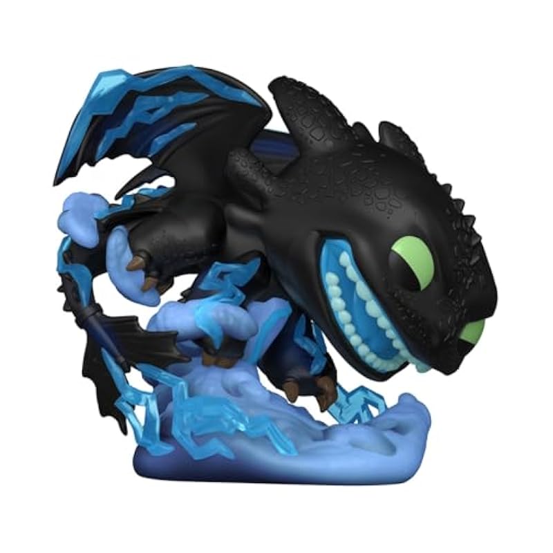 Funko Funko Pop! Premium: How to Train Your Dragon - Toothless (with Lightning) Statues