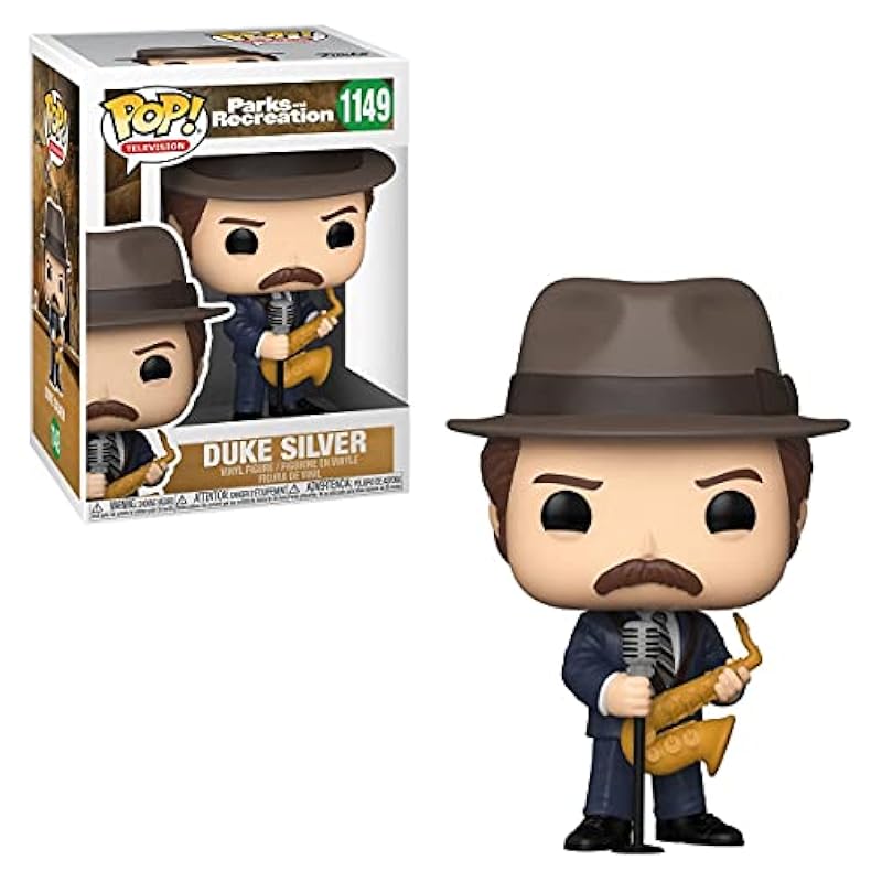 Action Figures Funko POP Parks and Rec - Duke Silver (Ron Swanson) Funko Vinyl Figure (Bundled with Compatible Box Protector Case)