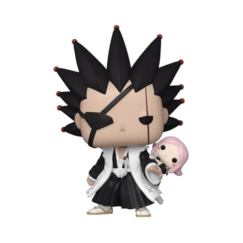 Bobbleheads Funko Funko POP! Animation: Bleach - Kenpachi with Yachiru - Amazon Exclusive - Collectible Vinyl Figure - Gift Idea - Official Merchandise - Toys for Children and Adults - Anime Fans